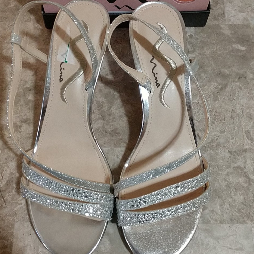 Silver heels